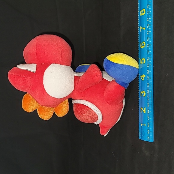 Little Buddy 1389 Super Mario All Star Collection Red Yoshi Plush, 7" - Picture 5 of 8